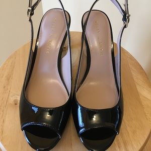 Woman’s Black Slingbacks